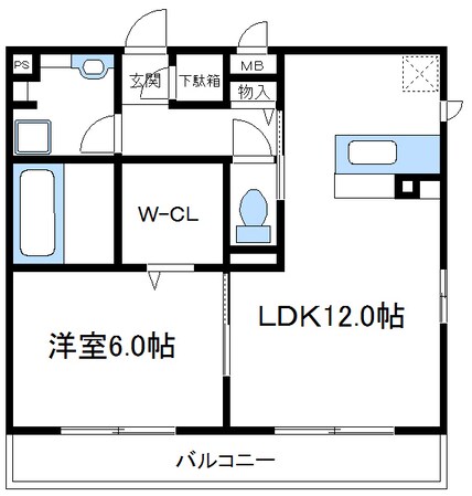 オークスアレイ相模原中央の物件間取画像